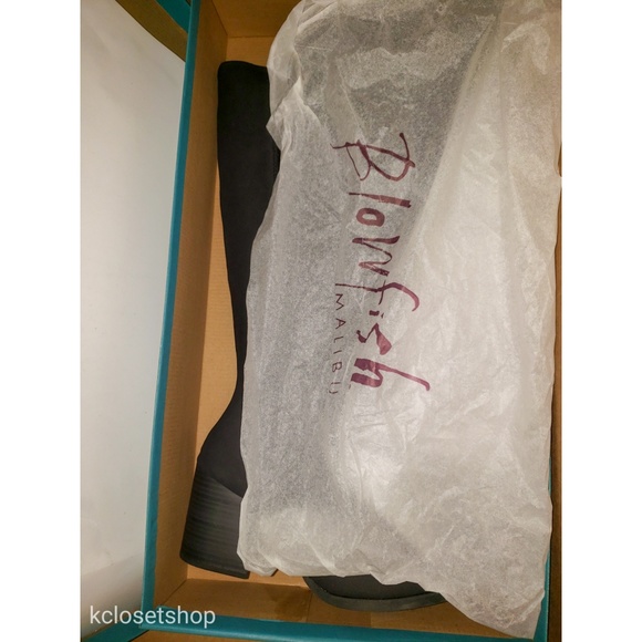 SOLD! Blowfish Womens Dundee Black Sport Suede 8 M - Picture 7 of 12